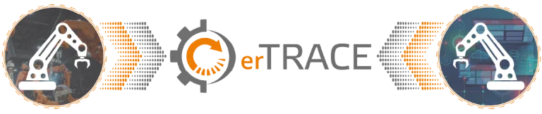 erTRACE Logo, Visualisierung des digitalen Zwillings