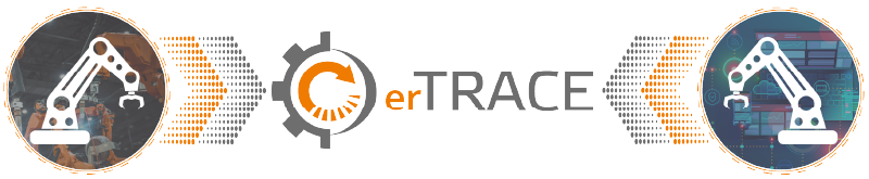 erTRACE Logo Visualisierung des digitalen Zwillings